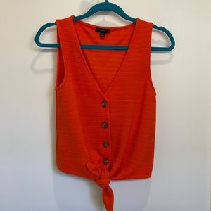 JCrew Red/Orange top